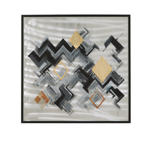 Basset Mirror Ways Stunning Hd Aluminum Wall Art - Handcrafted & Framed In Sleek Black Molding For Modern Decor Black Aluminum,Wood 7500-768