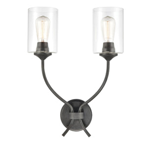 Daisy 20'' High 2-Light Sconce - Midnight Bronze 75092/2 Elk Lighting