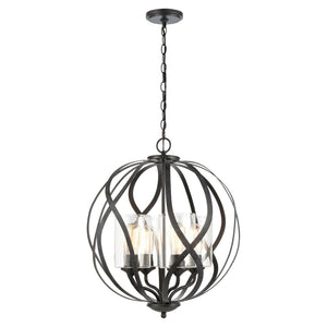 Daisy 20'' Wide 4-Light Chandelier - Midnight Bronze 75095/4 Elk Lighting