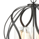 Daisy 20'' Wide 4-Light Chandelier - Midnight Bronze 75095/4 Elk Lighting