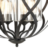 Daisy 20'' Wide 4-Light Chandelier - Midnight Bronze 75095/4 Elk Lighting