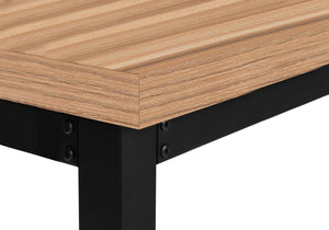 English Elm Computer Desk - Adjustable Height Standing Workspace For Home Office, Compact Modern Design, Brown B2710P219892