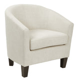 OSP Home Furnishings Ethan Tub Chair Linen Fabric