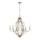 Lanesboro 27'' Wide 6-Light Chandelier - Dusted Silver 75106/6 Elk Lighting