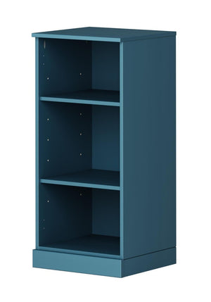 36 Inch Solid Wood Bookcase with Three Adjustable Shelves for Home Office or Library