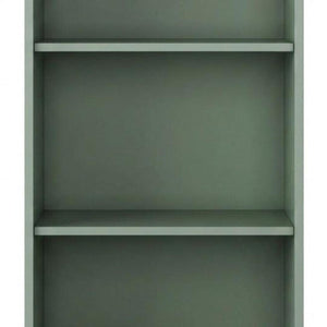 36 Inch Solid Wood Bookcase with Three Adjustable Shelves for Home Office or Library