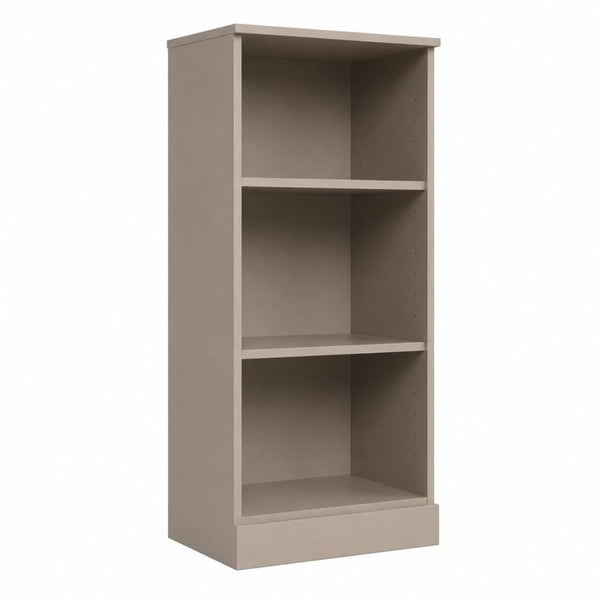 36 Inch Solid Wood Bookcase with Three Adjustable Shelves for Home Office or Library