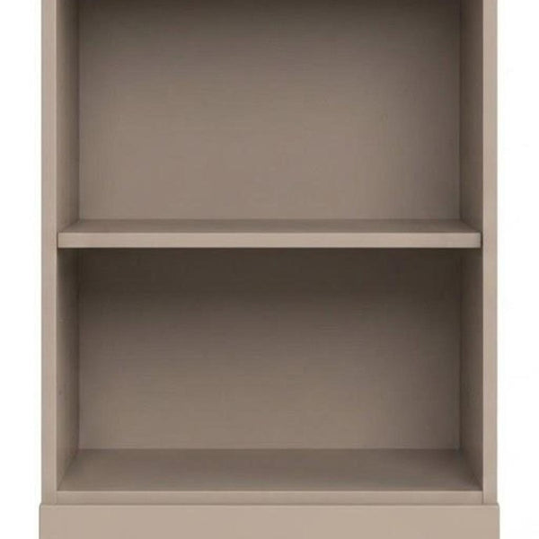 36 Inch Solid Wood Bookcase with Three Adjustable Shelves for Home Office or Library