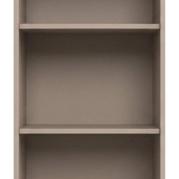 36 Inch Solid Wood Bookcase with Three Adjustable Shelves for Home Office or Library