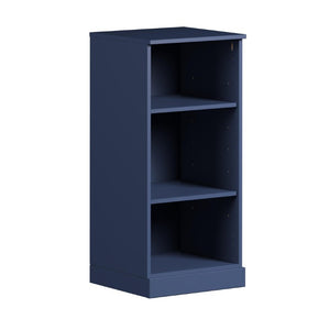 36 Inch Solid Wood Bookcase with Three Adjustable Shelves for Home Office or Library