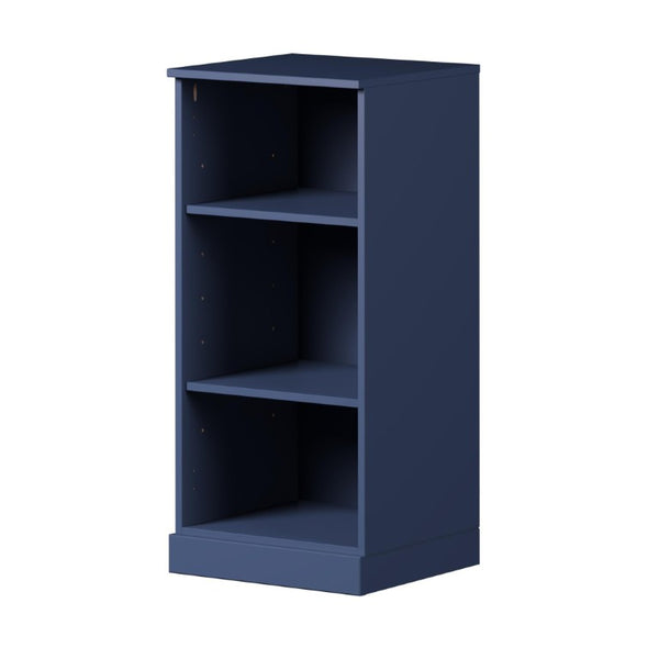36 Inch Solid Wood Bookcase with Three Adjustable Shelves for Home Office or Library