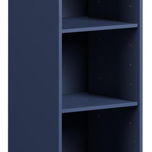 36 Inch Solid Wood Bookcase with Three Adjustable Shelves for Home Office or Library