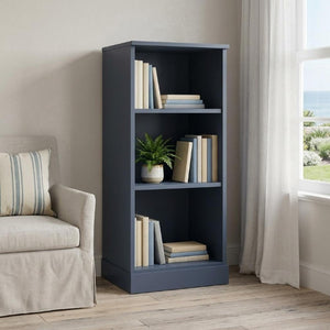 36 Inch Solid Wood Three Shelf Adjustable Bookcase for Home Library and Living Room Display