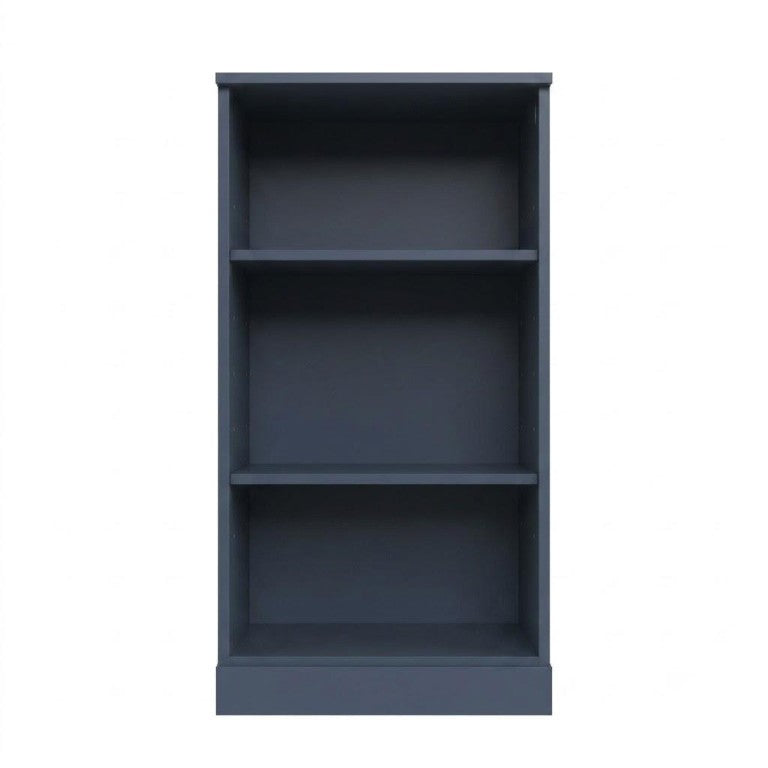 HomeRoots 36 Inch Solid Wood Three Shelf Adjustable Bookcase for Home Library and Living Room Display 16.5 inches 751310