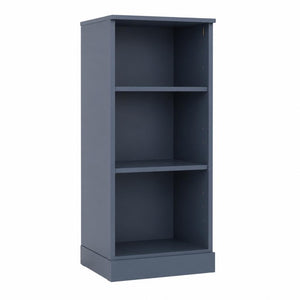 36 Inch Solid Wood Three Shelf Adjustable Bookcase for Home Library and Living Room Display