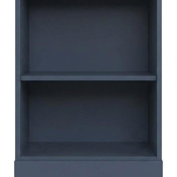 36 Inch Solid Wood Three Shelf Adjustable Bookcase for Home Library and Living Room Display