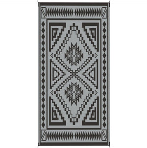 English Elm Patio Reversible Polypropylene Outdoor Rug Waterproof Foldable with Carry Bag T3971P421020