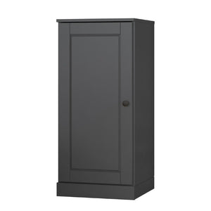 36 Inch Solid Wood Three Shelf Bookcase with Cabinet Door for Study or Living Room