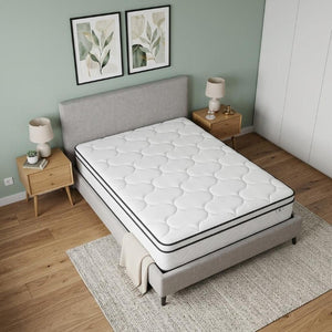 10 Inch Queen Chevron Hybrid Mattress Gel Infused Foam for Cool Restful Sleep