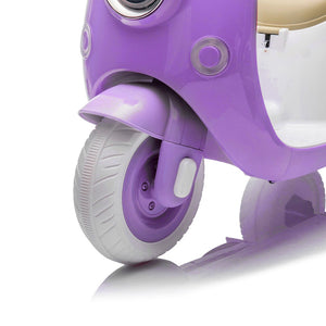 English Elm 12v Dual Motor Two Seater Kids Electric Ride on Trike with Bluetooth and Foldable Parent Seat W1578P295836
