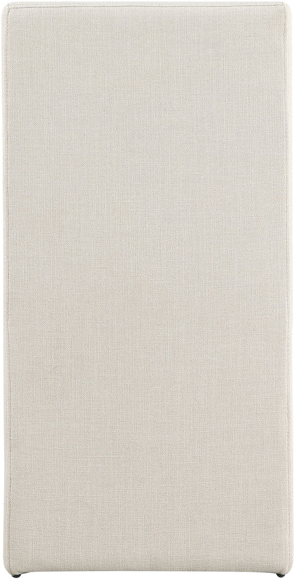 Benson Beige Linen Textured Fabric Dining Chair 751Beige-C Meridian Furniture