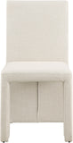 Benson Beige Linen Textured Fabric Dining Chair 751Beige-C Meridian Furniture