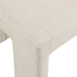 Benson Beige Linen Textured Fabric Dining Chair 751Beige-C Meridian Furniture