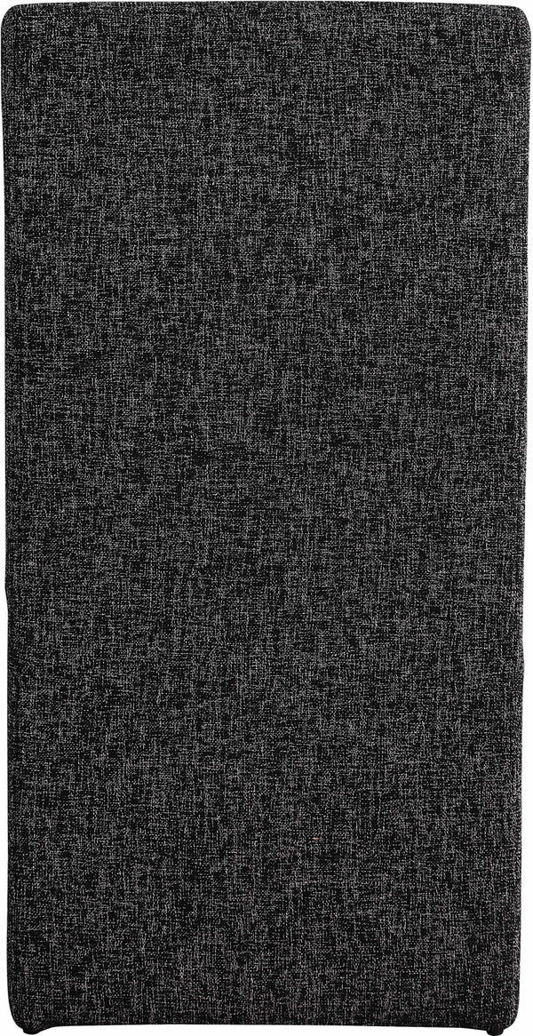 Benson Black Linen Textured Fabric Dining Chair 751Black-C Meridian Furniture