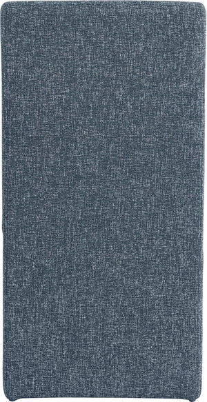 Benson Blue Linen Textured Fabric Dining Chair 751Blue-C Meridian Furniture