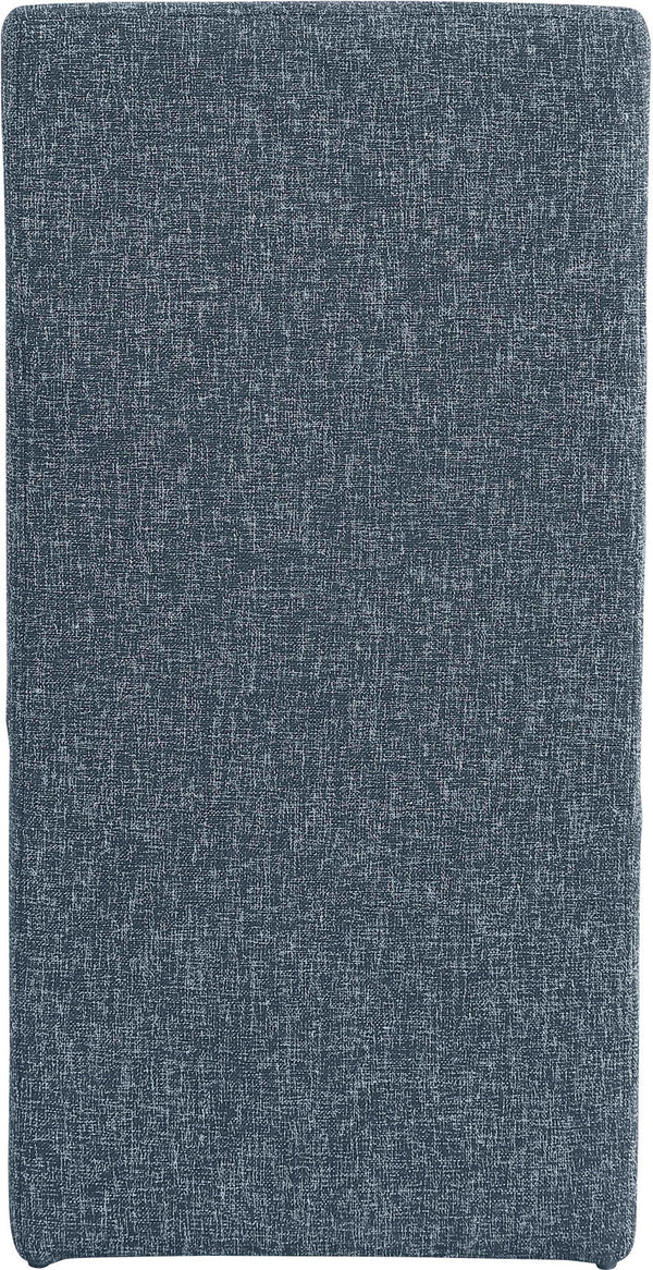Benson Blue Linen Textured Fabric Dining Chair 751Blue-C Meridian Furniture