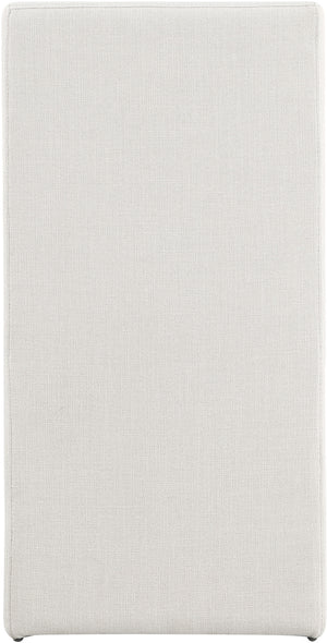 Benson Cream Linen Textured Fabric Dining Chair 751Cream-C Meridian Furniture