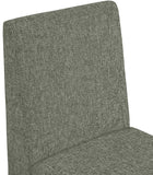 Benson Green Linen Textured Fabric Dining Chair 751Green-C Meridian Furniture