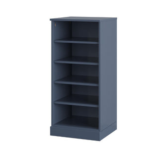 HomeRoots French Solid Wood Shoe Cabinet Organizer with Space for Ten Pairs Entryway Ready 752052