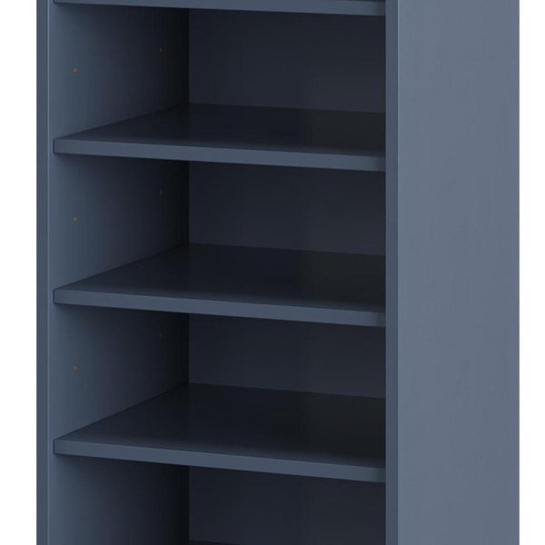 French Solid Wood Shoe Cabinet Organizer with Space for Ten Pairs Entryway Ready