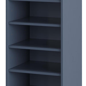 French Solid Wood Shoe Cabinet Organizer with Space for Ten Pairs Entryway Ready
