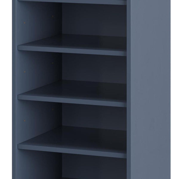French Solid Wood Shoe Cabinet Organizer with Space for Ten Pairs Entryway Ready