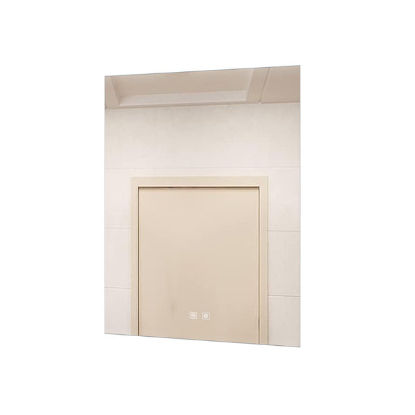 English Elm Vellum Frameless Led Backlit Vanity Mirror with Defogger for Modern Bathrooms B2731P478336