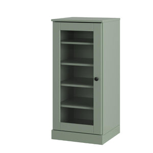 HomeRoots Sage Solid Wood Entryway Shoe Cabinet Organizer with Space for Ten Pairs 752253