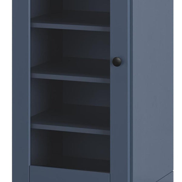 French Solid Wood Shoe Cabinet Entryway Organizer with Ten Pair Storage Capacity