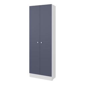 English Elm ARIZONA Modern Multi‑Purpose Cupboard with 5 Shelves, Dual Doors, Compact Vertical Storage for Kitchen Home B128P387089