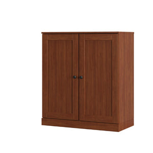 Coffee Solid Wood Shoe Cabinet with Twenty Pair Entryway Storage Organizer Unit