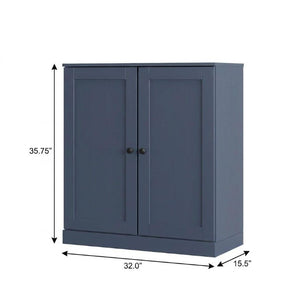 French Provincial Solid Wood Shoe Cabinet Organizer for Entryway Twenty Pair Storage