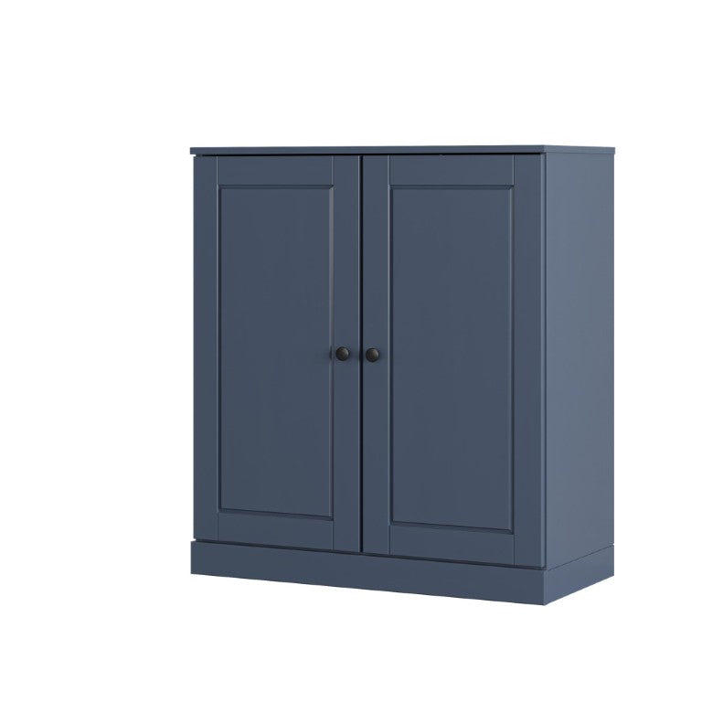 HomeRoots French Solid Wood Shoe Cabinet Elegant Entryway Storage for Twenty Pairs Organized 752369