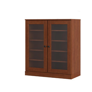 HomeRoots Coffee Solid Wood Entryway Shoe Cabinet with Ample Organized Storage for Twenty Pairs 752374