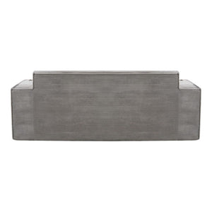76 Inch Corduroy Upholstered Loveseat with Accent Throw Pillows for Modern Living Rooms