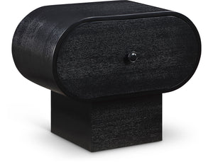 Harlow Black Night Stand 752Black-NS Meridian Furniture