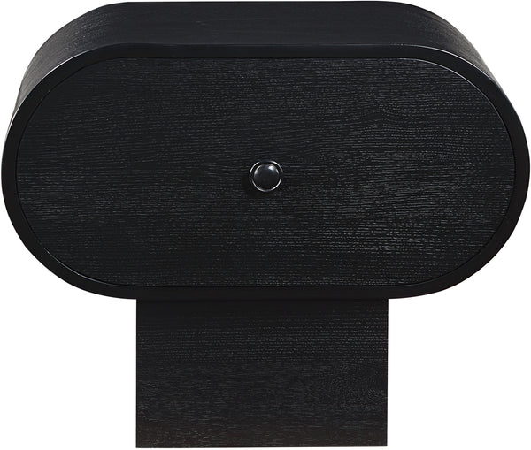 Harlow Black Night Stand 752Black-NS Meridian Furniture