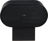 Harlow Black Night Stand 752Black-NS Meridian Furniture