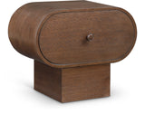 Harlow Brown Night Stand 752Brown-NS Meridian Furniture