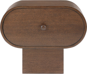 Harlow Brown Night Stand 752Brown-NS Meridian Furniture